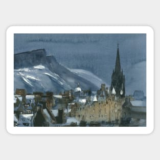 Edinburgh Winter 1 Sticker